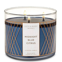 Bath & Body Works Midnight Blue Citrus Soy Wax Blend Candle 411g