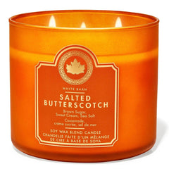 Bath & Body Works White Barn Salted Butterscotch Soy Wax Blend Candle 411g