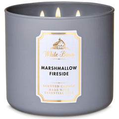 Bath & Body Works White Barn Marshmallow Fireside Soy Wax Blend Candle 411g