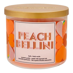 Bath & Body Works Peach Bellini Soy Wax Blend Candle 411g