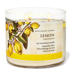 Bath & Body Works Lemon Limoncello Soy Wax Blend Candle 411g