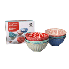 Danny Home Ceramic Bowl 6s Set 6" 60fgw