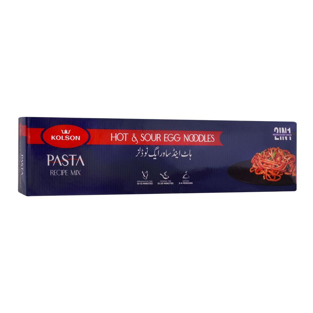 Kolson New Pasta Recipe Pack Hot N Sour Noodles 250g – Springs