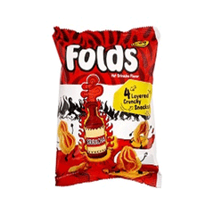 Kolson Folds Hot Sriracha Flavour Snacks 21g