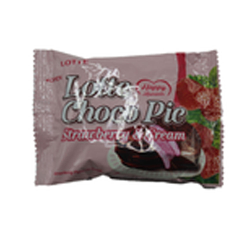 Lotte Choco Pie Strawberry & Cream 31.4g