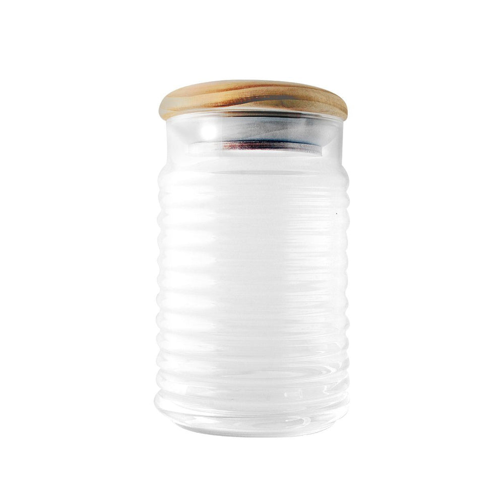 Pasabahce Babylon Wood Cap Jar 43173