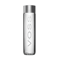 Voss Sparkling Water 800ml Glass