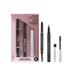 Anastasia Fuller Looking And Dimensional Brows Kit - International - Dark Brown