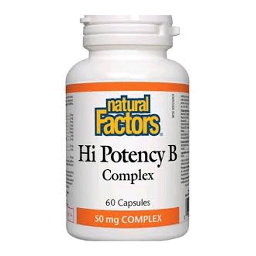 Natural Factors Hi Potency B Complex 50mg Cap 60s