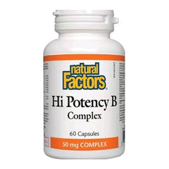 Natural Factors Hi Potency B Complex 50mg Cap 60s