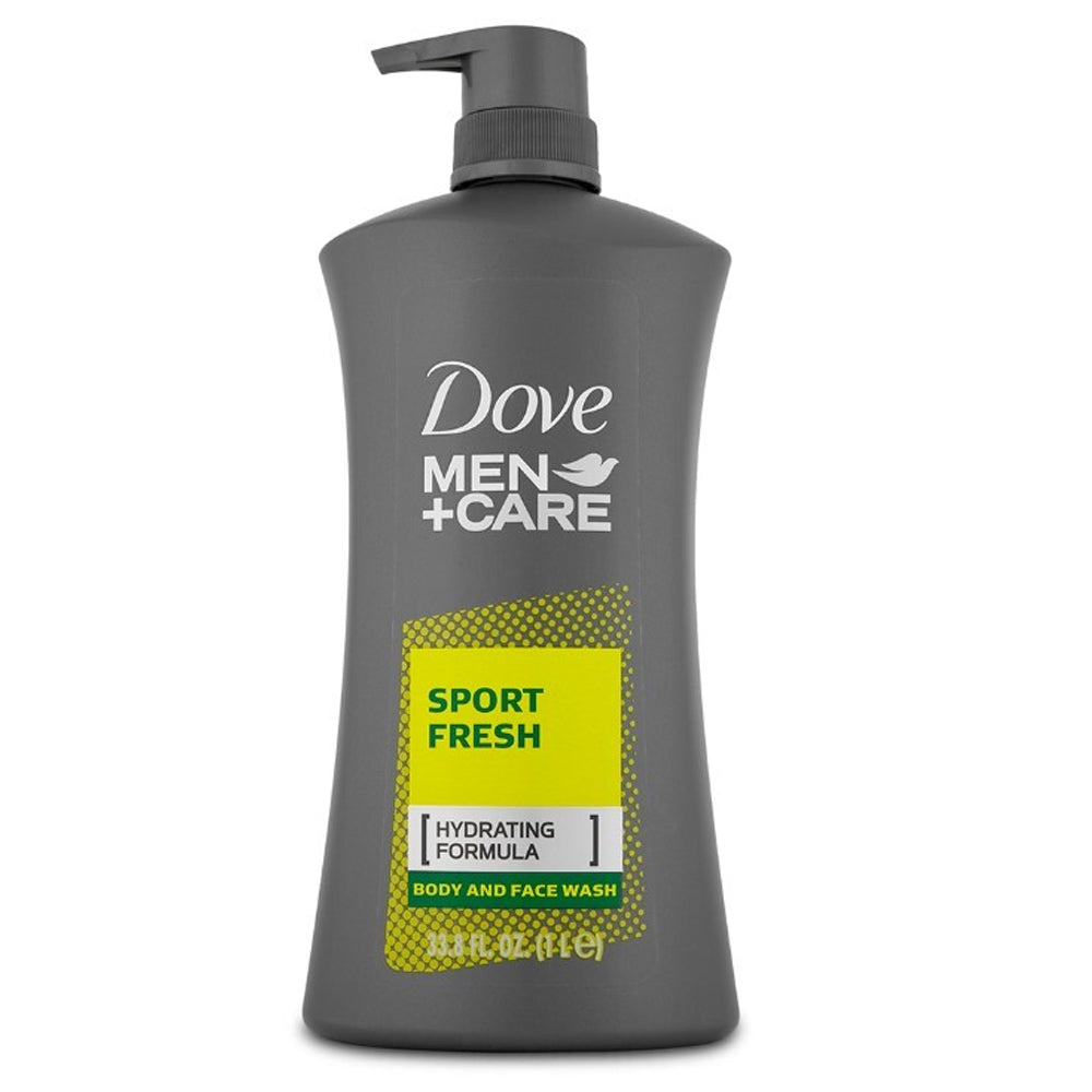 Dove Men+care Sport Fresh Body Wash & Face Wash 1000ml