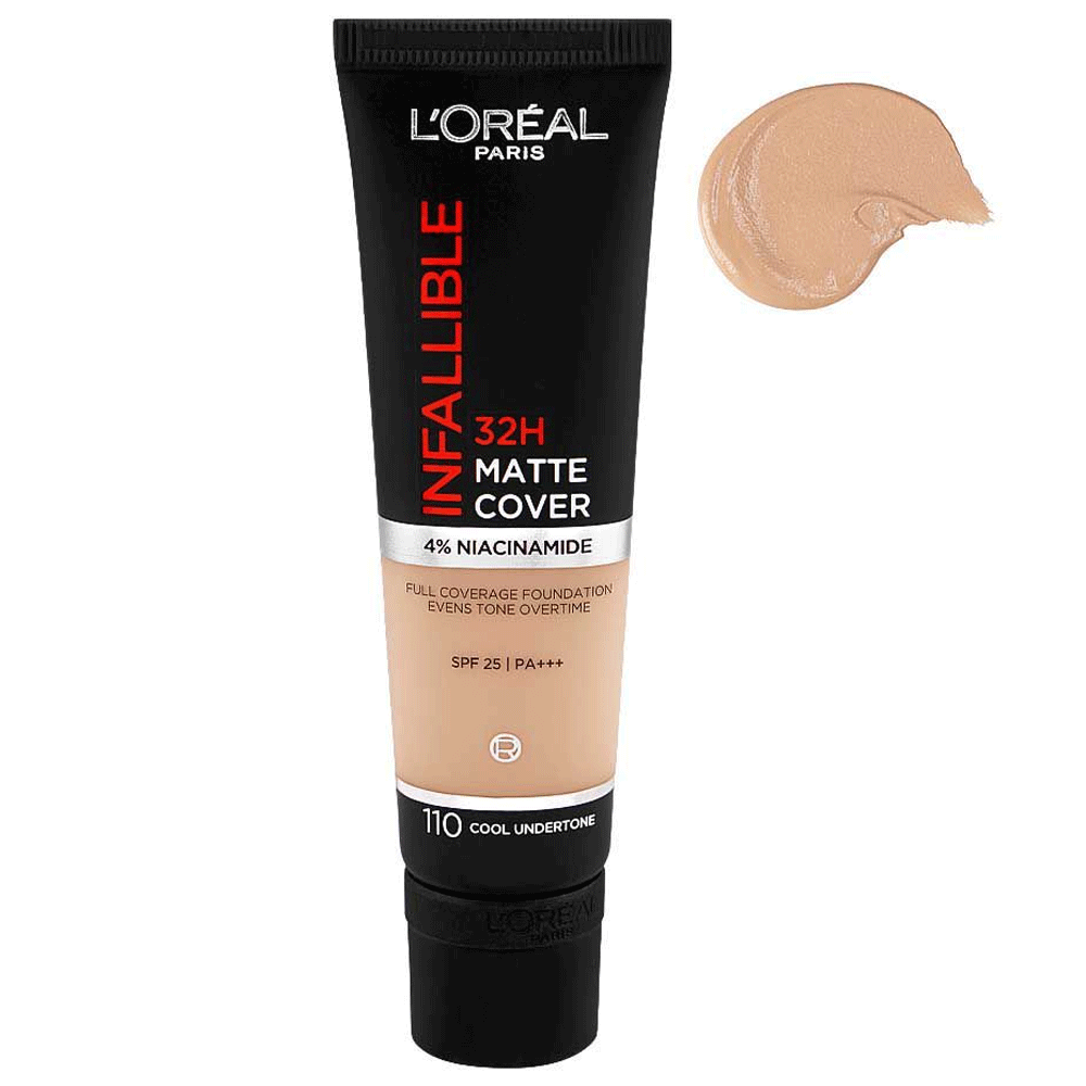 Loreal Infallible 32h Matte Cover 110 Cool Undertone 30ml