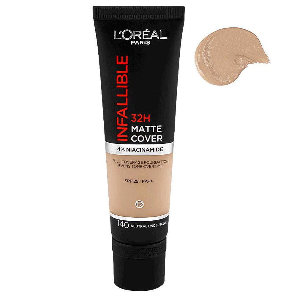 Loreal Infallible 32h Matte Cover 140 Neutral Undertone 30ml