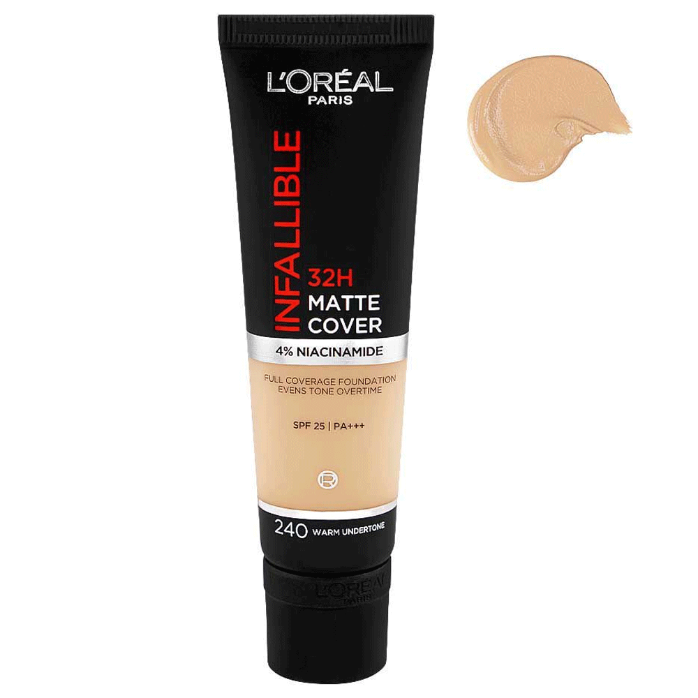 Loreal Infallible 32h Matte Cover 240 Warm Undertone 30ml