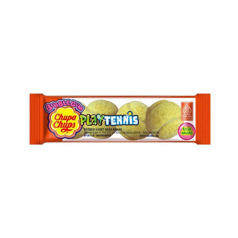 Chupa Chups Play Tennis Bubble Gum 20g