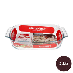 Danny Home Baking Pan Oven Glass 2L KP017