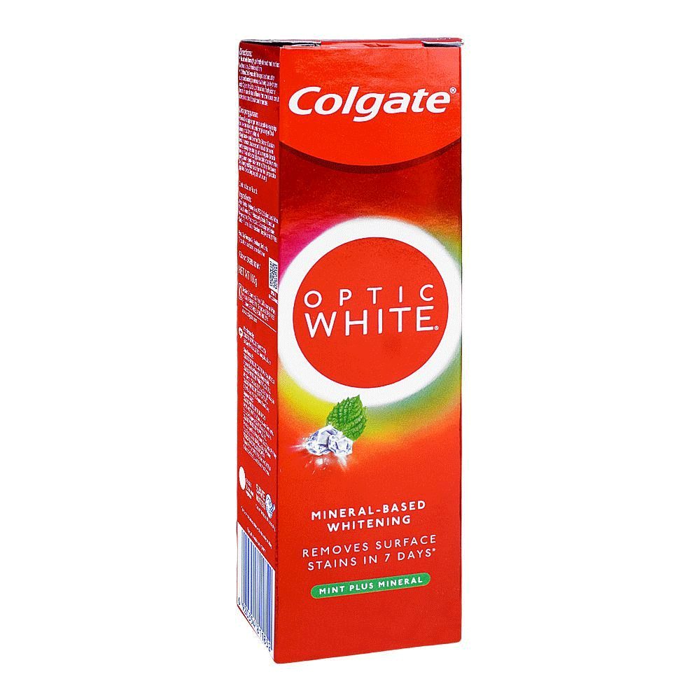 Colgate Optic White Mint Plus Mineral Toothpaste 100g