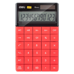Deli Calculator Red 1589
