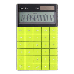 Deli Calculator Green 1589