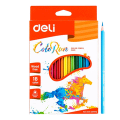 Deli Colo Run Colored Pencil 18s C001