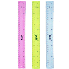 Deli Flexible Dual Ruler 12inch No06209
