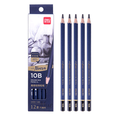 Deli Sketch Pencil 10b 12s S99910b