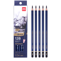 Deli Sketch Pencil 12b 12s S99912b
