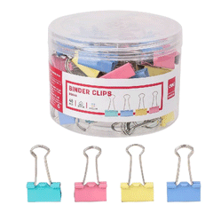 Deli Colour Binder Clip 8554a
