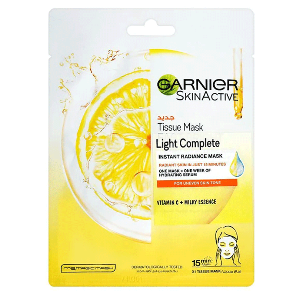 Garnier Skin Active Light Complete Tissue Mask