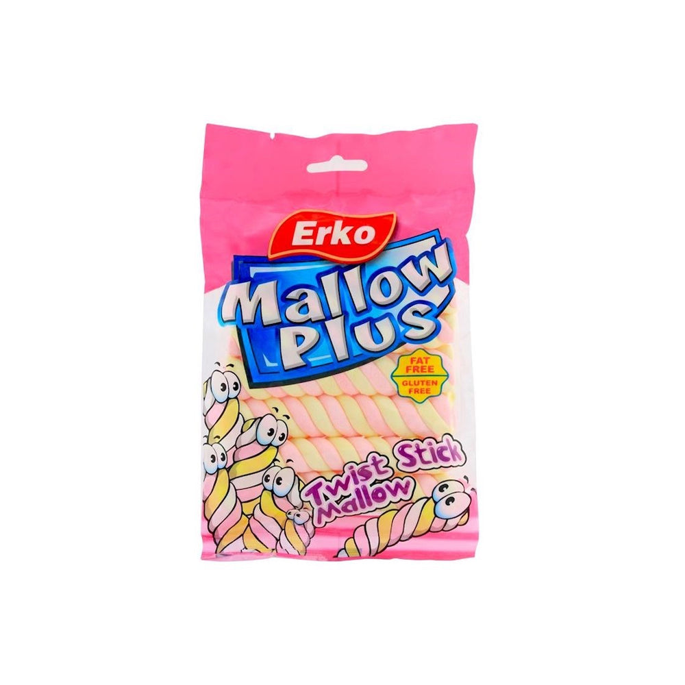 Erko Mallow Plus Twists Mallow Fat Free Gluten Free 80 G
