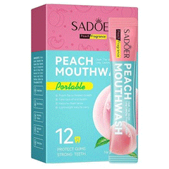 Sadoer Peach Portable Mouth Wash Box