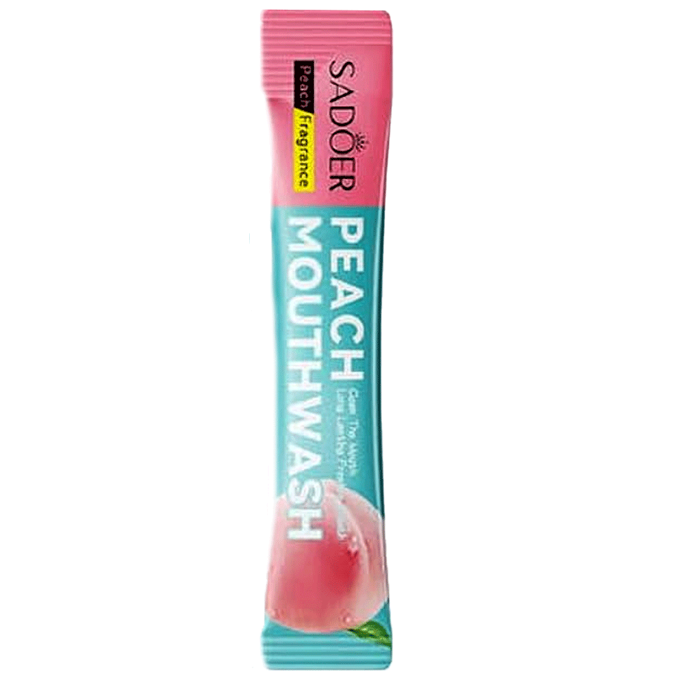 Sadoer Peach Portable Mouth Wash Single