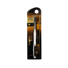 Nero Charcoal Twins Toothbrush Medium K-102