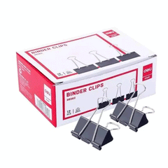 Deli Binder Clips 12s 38562