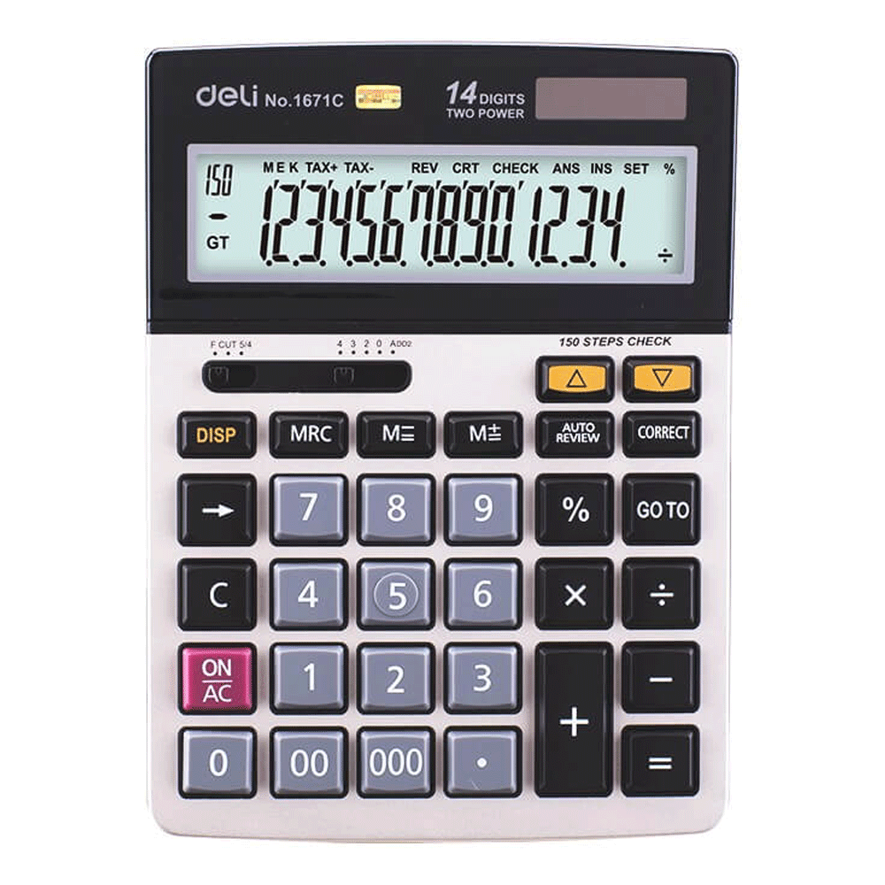 Deli Calculator Metal 1671c