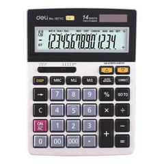 Deli Calculator Metal 1671c