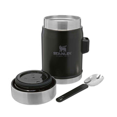 Stanley Classic Legendary Food Jar 0.4l With Spoon Black 09382-005