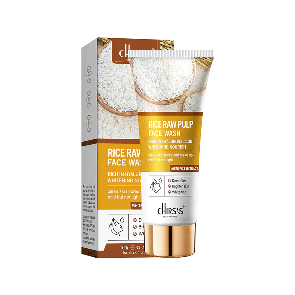 Chirs's Rice Raw Pulp Face Wash 100g