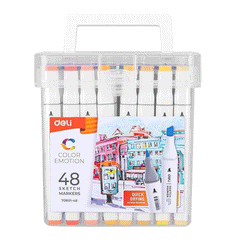 Deli Sketch Marker 48s Color 18748