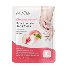 Sadoer Nicotinamide Honey Peach Hand Mask 35g