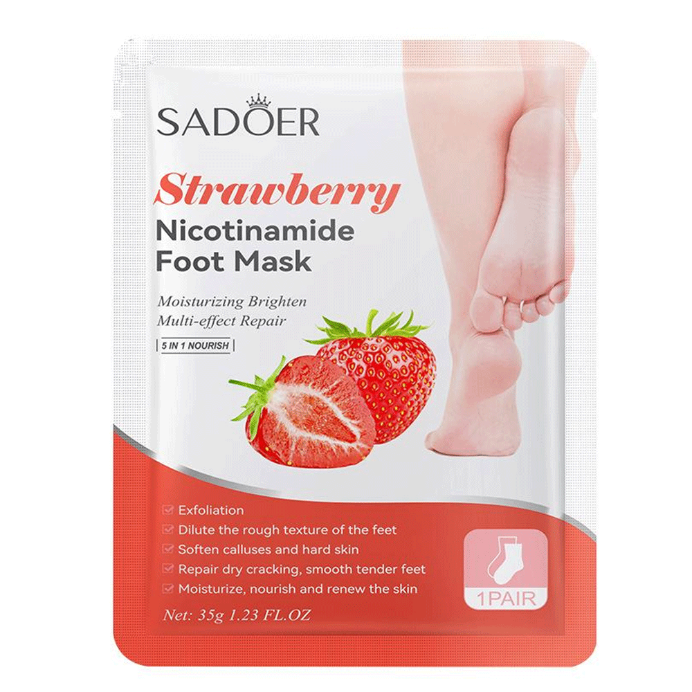 Sadoer Nicotinamide Strawberry Foot Mask 35g