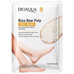 Bioaqua Rice Raw Pulp Foot Mask 35ml