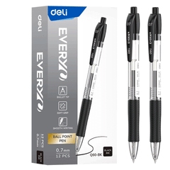 Deli Every Ball Point Pen Q60-BK