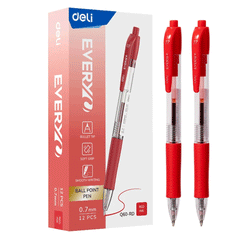 Deli Every Ball Point Pen Q60-Rd