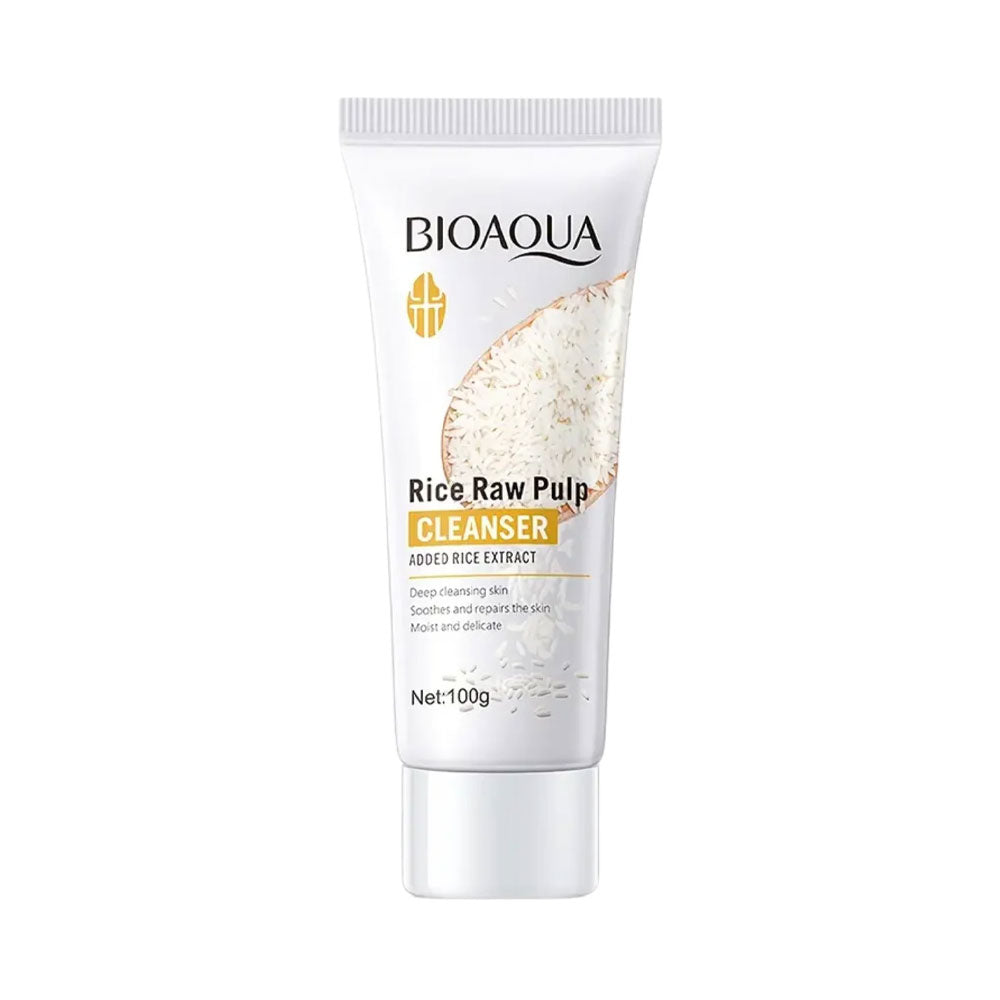 Bioaqua Rice Raw Pulp Cleanser 100g