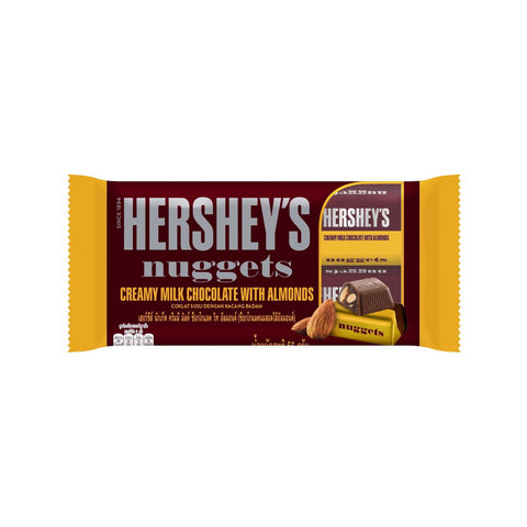 Hersheys Nuggets Creamy Milk Chocolate With Almond 56g