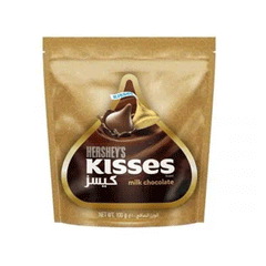 Hersheys Kisses Milk Chocolate Pouch 100g