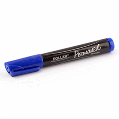 Dollar Permanent Marker Blue.
