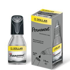 Dollar Parmanent Marker Ink Black 15ml