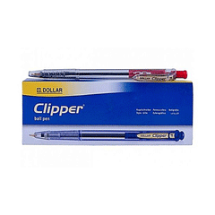 Dollar Clipper Ball Pen Blue Black Red Box